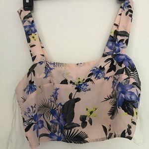 Floral crop top